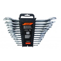 Ключ гаечен CR-V, к-т 12бр. 6-32mm на стойка GD Ключ гаечен CR-V, к-т 12бр. 6-32mm на стойка GD