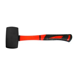 Чук гумен с дръжка TPR, черен 340g GD