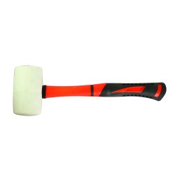 Чук гумен с дръжка TPR, бял 445g GD