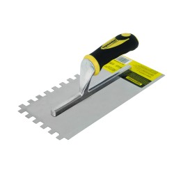 Маламашка пластмасова дръжка 280х130mm с гребен 10x10 TMP