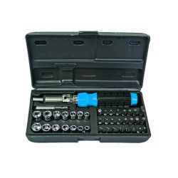 Отвертка-тресчотка с накр. и вложки, к-т 40 части  BS