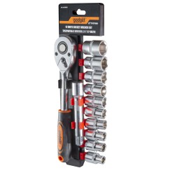 Тресчотка с вложки, к-т 12 части 1/2" 10-24mm GD