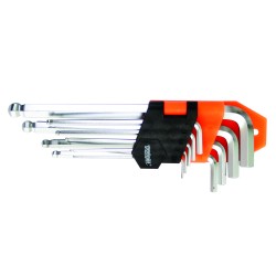 Шестограми за работа под ъгъл, къси, к-т 9бр, 1.5-10mm CR-V  GD