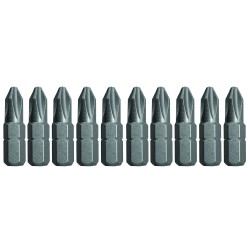 Накрайници за отвертка S2 PH1x25mm, к-т 10бр. GD Накрайници за отвертка S2 PH1x25mm, к-т 10бр. GD