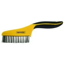 Четка телена неръждаема стомана 4 реда 250mmTMP Четка телена неръждаема стомана 4 реда 250mmTMP