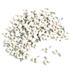 Скоба за телеф. кабел  5mm / плик 100бр  TS