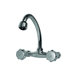 Смесител стенен двуръкохватков ТС Смесител стенен двуръкохватков ТС