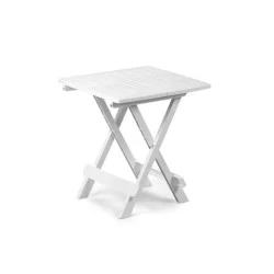 Градинска Маса Аджиле 44x44x50 - бялa Градинска Маса Аджиле 44x44x50 - бялa