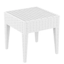 Градинска Маса Маями 45x45x45 – бял Градинска Маса Маями 45x45x45 – бял