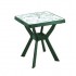 Градинска Маса Нило 80x80x72 - зелен/мрамор 
