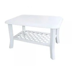 Градинска Маса Нисо 90x60x45 - бял Градинска Маса Нисо 90x60x45 - бял