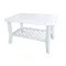 Градинска Маса Нисо 90x60x45 - бял 