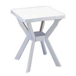 Градинска Маса Рено 70x70x72 - бял 