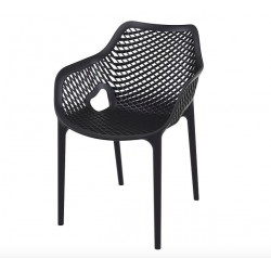 Градински стол Еър XL черен полипропилен с фибро стъкло Siesta Градински стол Еър XL черен полипропилен с фибро стъкло Siesta