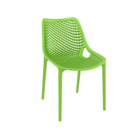 Градински стол Еър зелен полипропилен с фибро стъкло Siesta