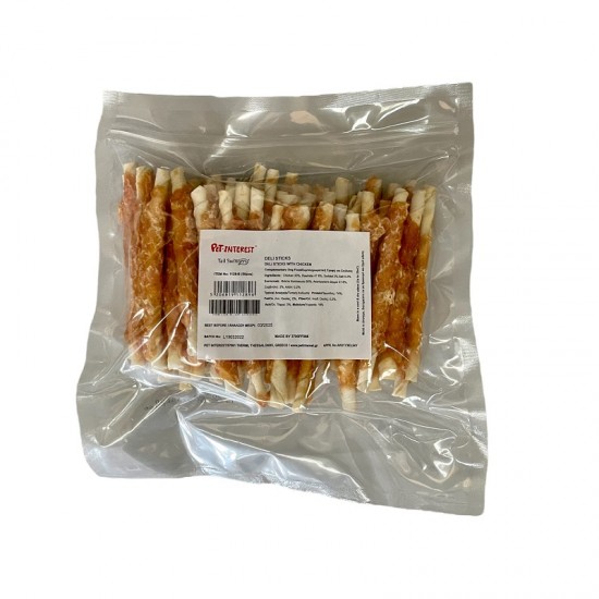 Лакомство за куче TAIL SWINGERS Deli Chewsticks with Chicken Bulk Лакомство за куче TAIL SWINGERS Deli Chewsticks with Chicken Bulk