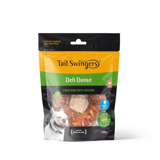 Лакомство за куче TAIL SWINGERS Deli Deli Chew Donut M Лакомство за куче TAIL SWINGERS Deli Deli Chew Donut M