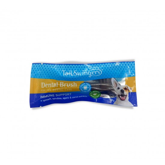 Дентално лакомство за куче TAIL SWINGERS Dental Brush Immune Support Дентално лакомство за куче TAIL SWINGERS Dental Brush Immune Support