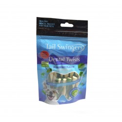 Дентално лакомство за куче TAIL SWINGERS Dental Twists Blueberry