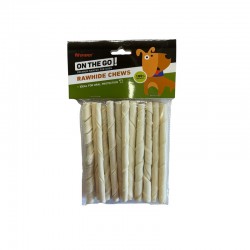 Кожени солети за куче ON THE GO Rawhide Twisted Sticks