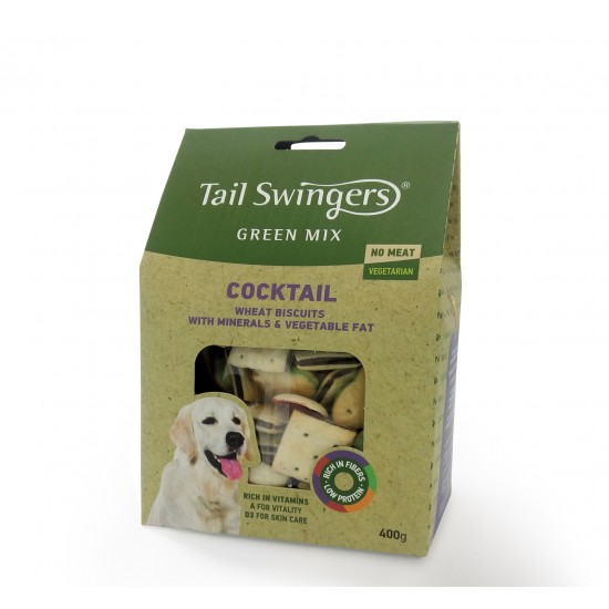 Бисквити за куче TAIL SWINGERS COCKTAIL MIX BISCUITS 400 GR Бисквити за куче TAIL SWINGERS COCKTAIL MIX BISCUITS 400 GR