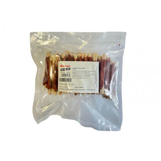 Лакомство за куче ON THE GO Wrapped Duck Sticks XL Pack Лакомство за куче ON THE GO Wrapped Duck Sticks XL Pack