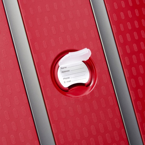 Delsey Moncey Спинер на 4 колела 55 см. височина Червен цвят