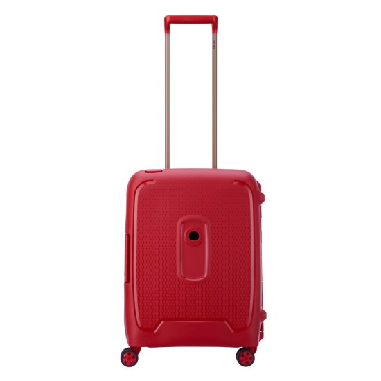 Delsey Moncey Спинер на 4 колела 55 см. височина Червен цвят