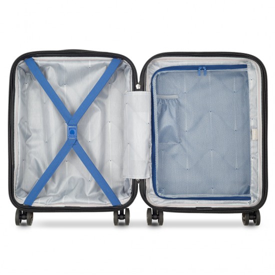 Delsey Shadow 5.0 Спинер на 4 колела 55 см. височина Син цвят Delsey Shadow 5.0 Спинер на 4 колела 55 см. височина Син цвят