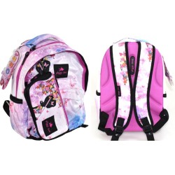 Ортопедична ученическа раница с две отделения и несесер Glossy Bird