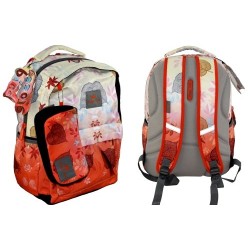 Ортопедична ученическа раница с две отделния и несесер 150675