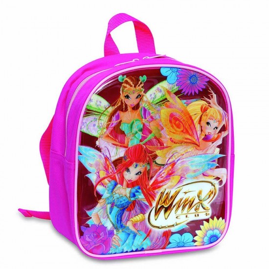 Auguri Preziosi Раница за детска градина с едно отделение Winx и флумастери 00427 Auguri Preziosi Раница за детска градина с едно отделение Winx и флумастери 00427