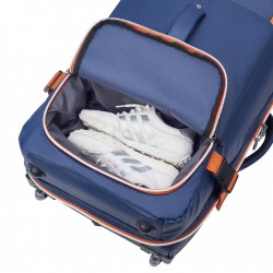 Delsey Respail Сак на 2 колела 64 см. височина Син/Оранжев цвят Delsey Respail Сак на 2 колела 64 см. височина Син/Оранжев цвят