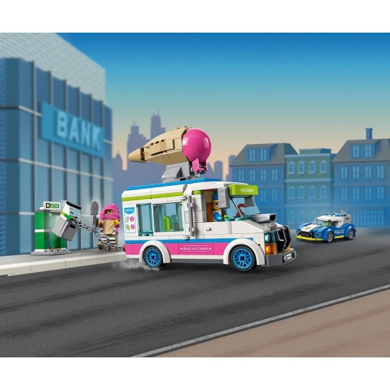Конструктор Lego City - Полицейско преследване с камион за сладолед 60314