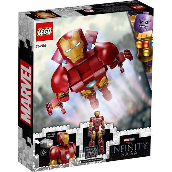 Конструктор Lego Marvel - Avengers Classic, Железният човек 76206