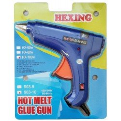 Пистолет за топло лепене със силикон 100W 130857