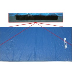 Дюшек за гимнастика с размери 200х100х10 см от изкуствена кожа