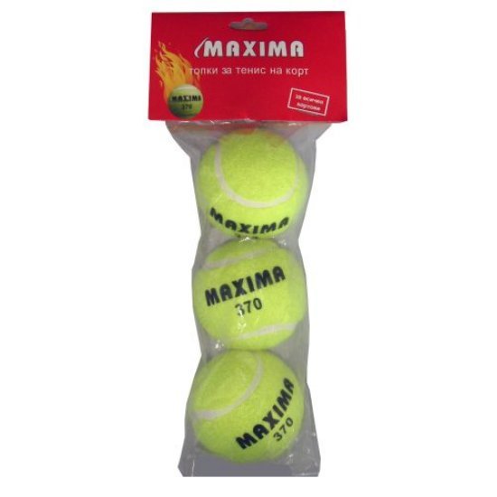 Топки за тенис на корт 3 броя MAXIMA