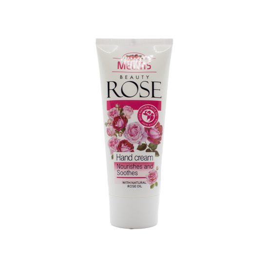 Крем за ръце "Melitis Beauty Rose" с розово масло 75 ml