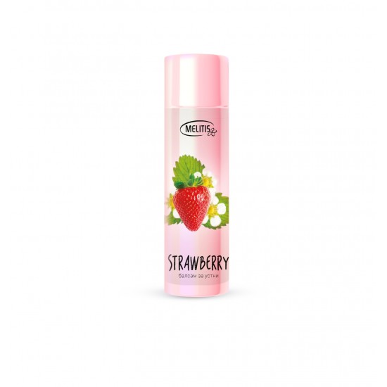 Балсам за устни "Melitis Beauty Rose" с аромат на ягода