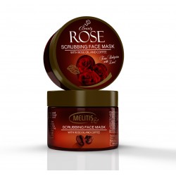Скраб за лице "Melitis Beauty Rose" с розово масло и кафе 100 ml Скраб за лице "Melitis Beauty Rose" с розово масло и кафе 100 ml