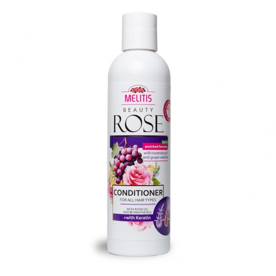 Балсам за коса "Melitis Beauty Rose" с масло от розмарин и гроздови семки 250 ml