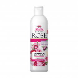 Шампоан за коса "Melitis Beauty Rose" с масло от гроздови семки и розмарин 250 ml Шампоан за коса "Melitis Beauty Rose" с масло от гроздови семки и розмарин 250 ml