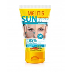 Слънцезащитен крем за лице “Melitis” SPF 50 с каротен и алое вера 75 ml