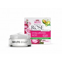 Дневен крем за лице "Melitis Beauty Rose" с хиалуронова киселина, Q10 и натурален екстракт от авокадо 50мл. Дневен крем за лице "Melitis Beauty Rose" с хиалуронова киселина, Q10 и натурален екстракт от авокадо 50мл.