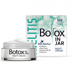 Нощен крем за лице “Melitis Beauty Care” с матриксил, колаген, витамини и розова вода 50ml Нощен крем за лице “Melitis Beauty Care” с матриксил, колаген, витамини и розова вода 50ml