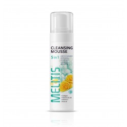 Почистваща пяна за лице "Melitis beauty care" с колаген, витамини В3,  В5, С и Розово масло 5в1 Почистваща пяна за лице "Melitis beauty care" с колаген, витамини В3,  В5, С и Розово масло 5в1