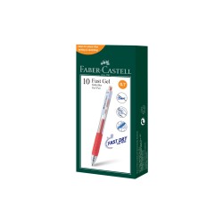 Faber-Castell Ролер Fast Gel, автоматичен, 0.7 mm, оранжев Faber-Castell Ролер Fast Gel, автоматичен, 0.7 mm, оранжев