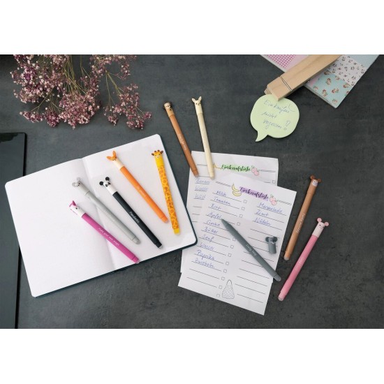 Eberhard Faber Гел ролер Koala, изтриваем, 0.7 mm, синьо мастило