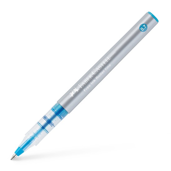 Faber-Castell Ролер Free Ink, 0.7 mm, светлосин Faber-Castell Ролер Free Ink, 0.7 mm, светлосин